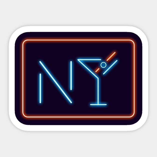 NY Company Logo Company Sticker TeePublic UK